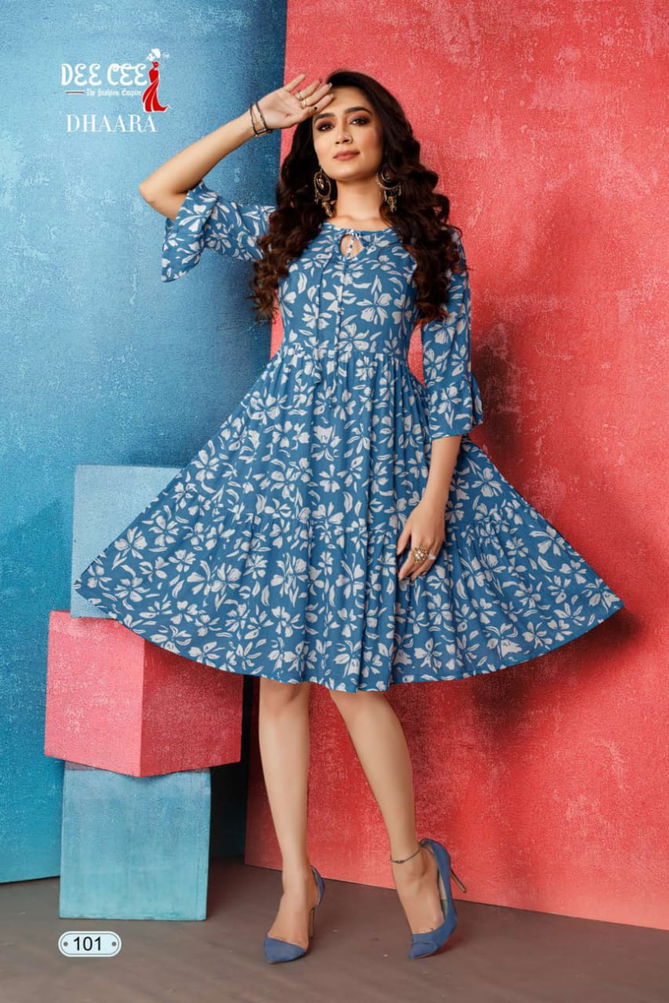 Dhaara By Deecee Short Printed Kurtis Catalog